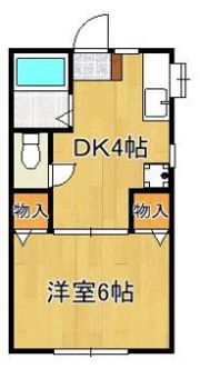 コーポさくらの間取り画像