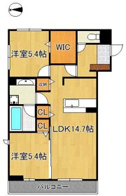D-ROOM折尾駅前の間取り画像