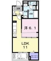 ボヌール ド レイの間取り画像