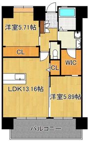 LEGEND高見の間取り画像
