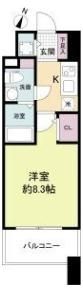 プラウドフラット新大阪の間取り画像