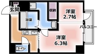 プラリア磯島の間取り画像