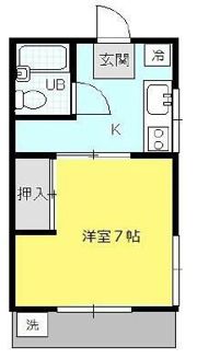 コーポ桜井の間取り画像