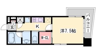 ジークレフ神戸元町の間取り画像