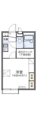 レオパレス平尾ハイツの間取り画像