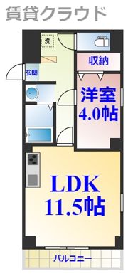 MSパラッゾの間取り画像