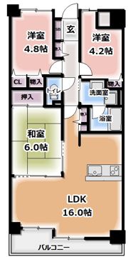 グランソフィア守口の間取り画像