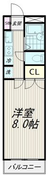 エンジェルス守屋の間取り画像