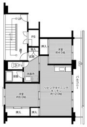 ビレッジハウス鞍手1号棟の間取り画像
