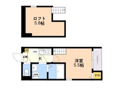 ラシュレ香椎の間取り画像