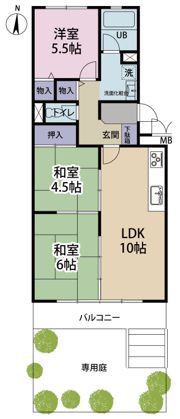 サニーハウス岡本の間取り画像
