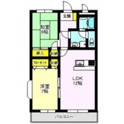 マンション中居の間取り画像
