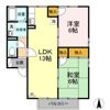 リッツハウス新堀 B棟の間取り画像