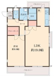 関山マンションの間取り画像