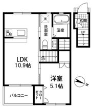 パラディ成城の間取り画像