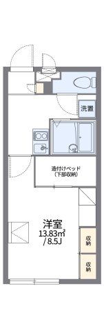 レオパレスウールジーの間取り画像