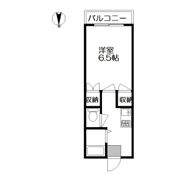 コーポアンシャンテⅠの間取り画像