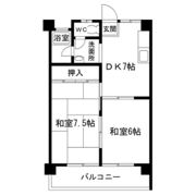 メゾン豊津の間取り画像