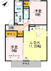コーポ宮本の間取り画像