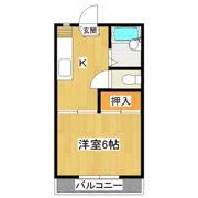西洋ハイツB棟の間取り画像