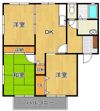 コーポ大谷Xの間取り画像
