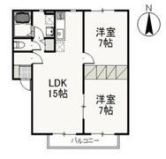 ピュアローズ Bの間取り画像