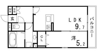 グレイスコート神戸永手町の間取り画像