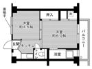 ビレッジハウス西町3号棟の間取り画像