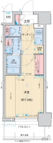 アドバンス神戸マーレの間取り画像