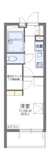 レオパレスひばり第一の間取り画像
