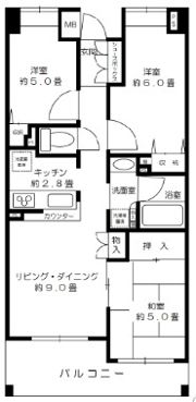 サクセス西高島平の間取り画像
