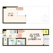 ハーモニーテラス梅田町の間取り画像