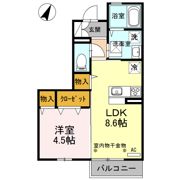 D－room芹川の間取り画像