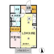 クリエ ガーデンの間取り画像