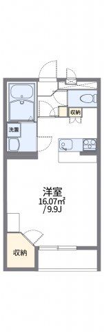 レオパレスエスポワールHIROの間取り画像