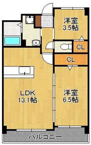 第60川崎ビルの間取り画像
