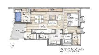 ETENA中仙道西の間取り画像