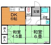 押野マンションの間取り画像