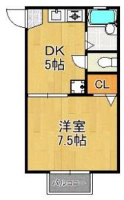 クレセントIの間取り画像