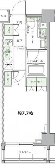 クレヴィスタ板橋西台Ⅱの間取り画像