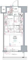 クレヴィスタ横浜関内Ⅱの間取り画像