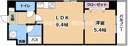 セントポーリア石山の間取り画像