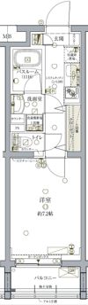 クレヴィスタ池袋ウエストの間取り画像
