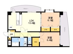 グリシーヌ空港の間取り画像