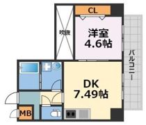 アートレジデンス上町の間取り画像