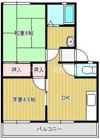 幸町聖ハイツB棟の間取り画像