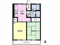 ドリス栢山Bの間取り画像