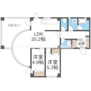 シオンズガーデン花川の間取り画像