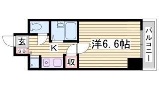ロイヤルヒル神戸三ノ宮Ⅱの間取り画像