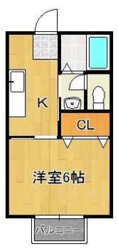 ビーライン菜園場の間取り画像